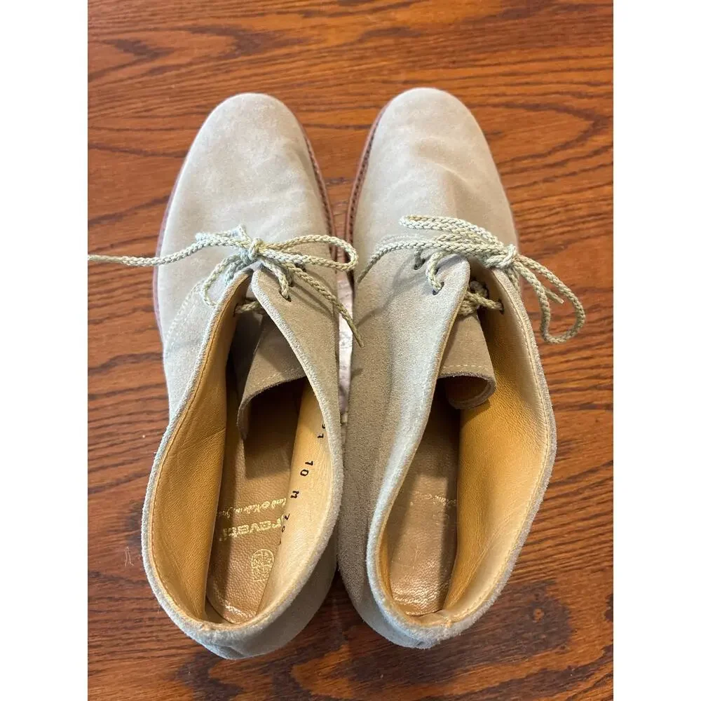 Gravati Suede Leather Lace Up Chukka Boots Tan Men's Size 10